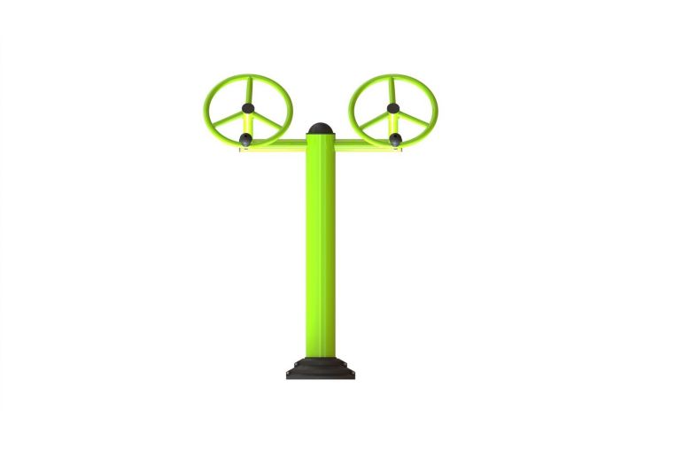 Уличный тренажер взрослый Рули для двоих Spektr Sport ТС 205 фото 2