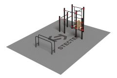 Проект Stecter Воркаут площадка для коттеджа 1-5 5099