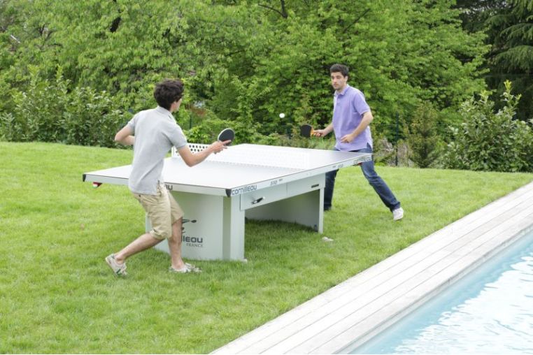 Теннисный стол всепогодный антивандальный Cornilleau Pro 510 Outdoor серый фото 12