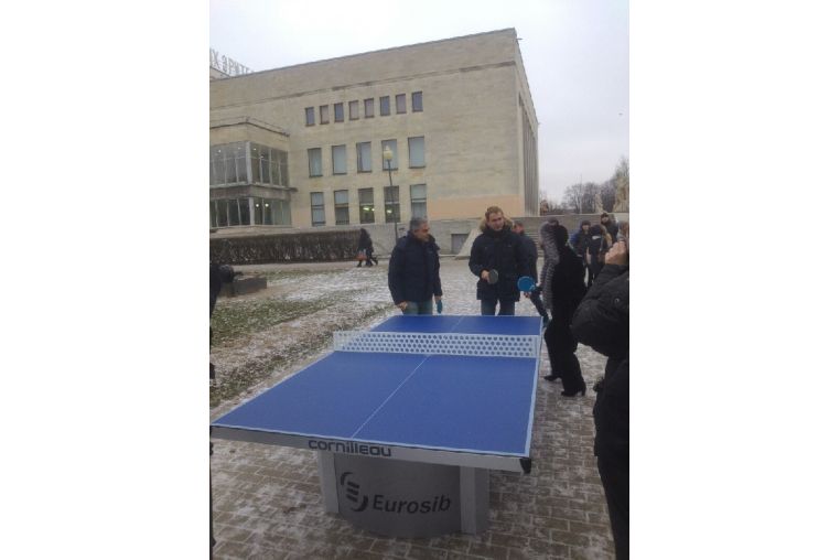 Теннисный стол всепогодный антивандальный Cornilleau Pro 510 Outdoor синий фото 7