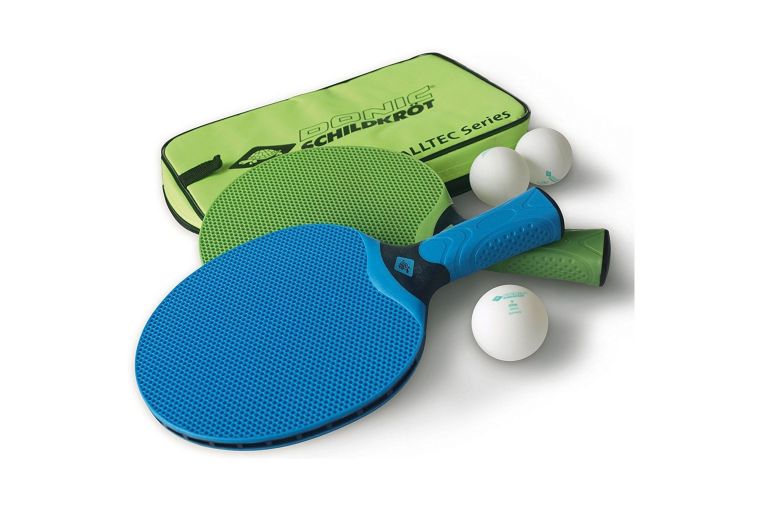 Набор для настольного тенниса Donic Alltec Hobby Outdoor (2 ракетки, 3 мячика, чехол) 788648 фото 3