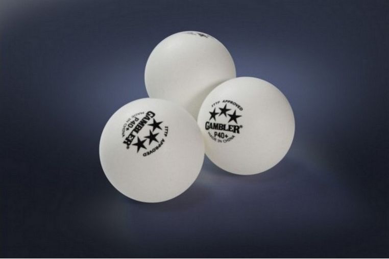 Мячи для настольного тенниса Gambler P40+ BALL - 6 PACK GP40B6 фото 1