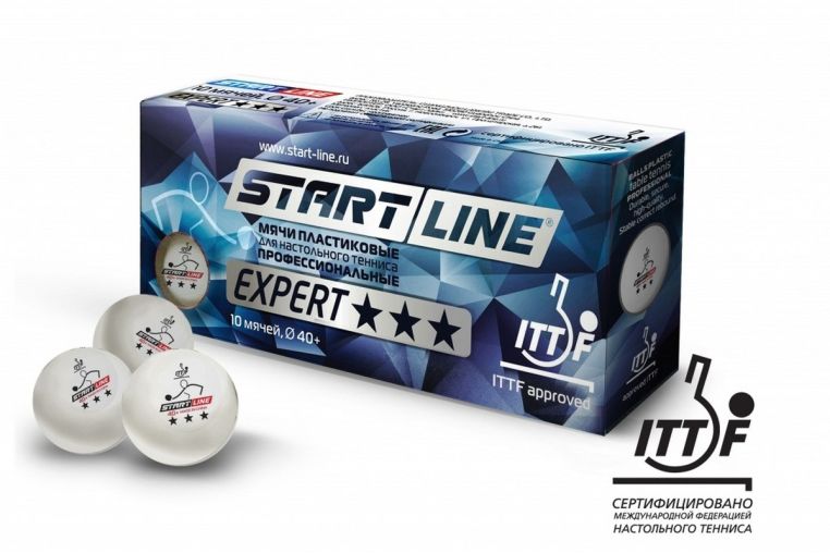 Мячи для настольного тенниса Start Line Expert 3* 10 шт 8334 