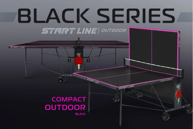 Теннисный стол Start Line Compact-2 LX Всепогодный 6044-13 Black фото 8