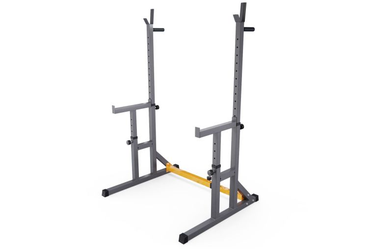 Стойка для штанги с подстраховкой, с упорами для отжиманий DFC Y-GYM TF-63 