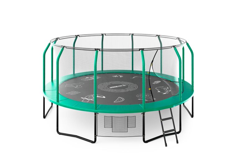 Батут UNIX Line SUPREME GAME 16 ft (Green) 