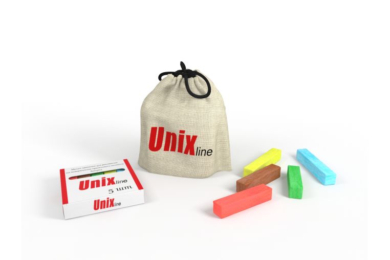 Мелки для рисования на батуте UNIX Line (5шт.) фото 1