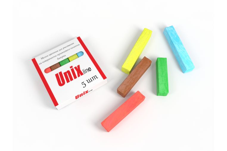 Мелки для рисования на батуте UNIX Line (5шт.) фото 4