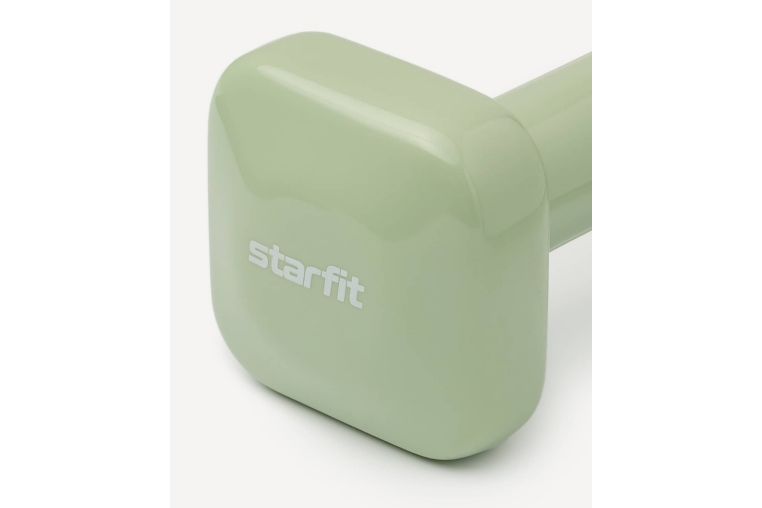 Гантель виниловая 3 кг Star Fit DB-106 оливковый фото 3